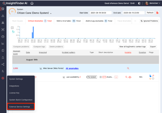 Insightfinder supports Jira integration